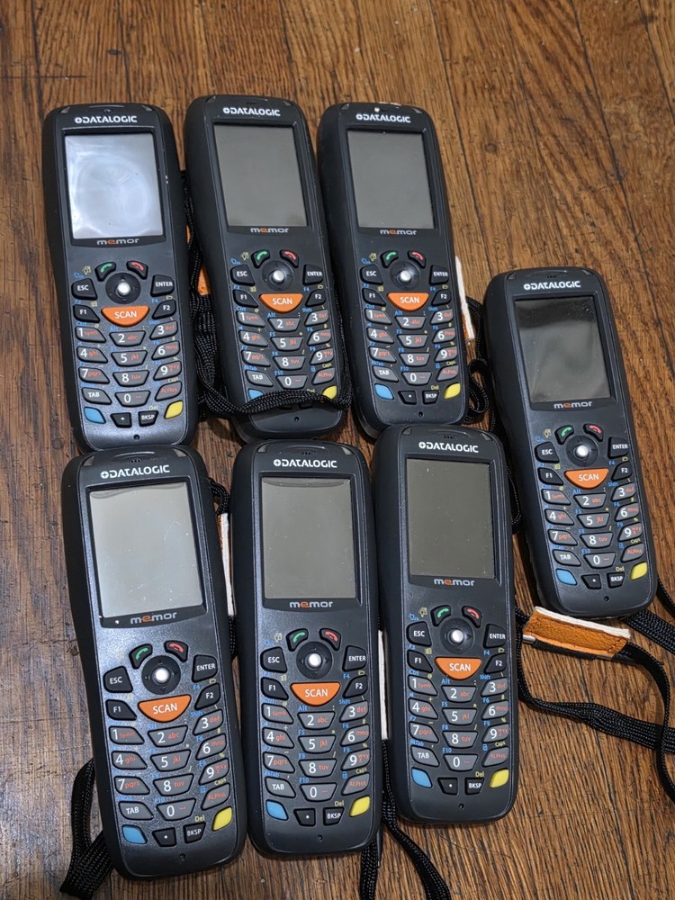 Datalogic Memor Mobile Computer Barcode Scanners – LOT OF 7