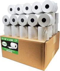 Phenol Free Thermal Paper 3 1/8″ X 230′ Ft (Also BPA & BPS Free – 50 Rolls) Clim