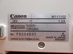 Canon ImageFormula CR-80 Document Check Scanner Reader (Lot of 2)