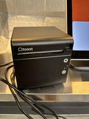 Toast Flex TT200 POS System dual display Screen, Toast Tap, Printer and Cord