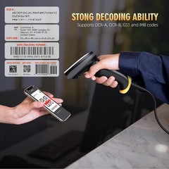 TEEMI T22N-AU 2D USB Barcode Scanner QR Data Matrix PDF417 No Stand