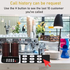 Retekess TD183 Restaurant Pager System Guest Queuing 20 Buzzers Food Truck Club