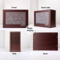 10000 Euro Money Box Wooden Piggy Bank Money Vault Savings Box Challenge Cash ET