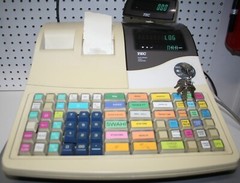 Toshiba TEC MA 1535 Electric Cash Register w/Keys Original Preowned VTG