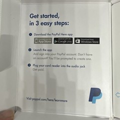 PayPal Mobile Here Card Reader for iPhone and Android Devices New / Open Box