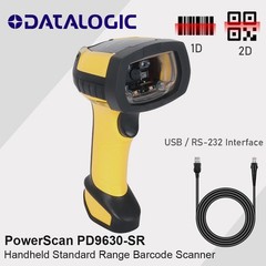 Datalogic PowerScan PD9630-SR Handheld 1D 2D Imager Barcode Scanner RS-232/USB