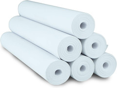 A4 Thermal Paper 6 Rolls(210mm/8.27″width/7.6m long,Φ1.18″) for portable printer