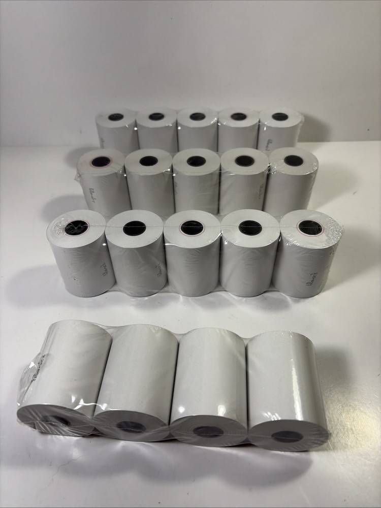 2 1/4″ x 85′ 19 count mb label Thermal Paper rolls