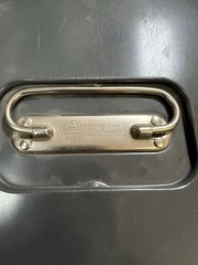 Steelmaster Art Steel Co Vintage Steel Latch Cash Storage Lock Box **NO KEY**