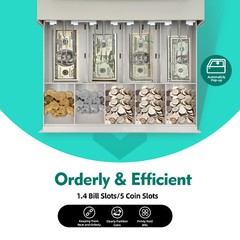 NEW Electronic Cash Register 48 Keys Cash Management System with Thermal Printer