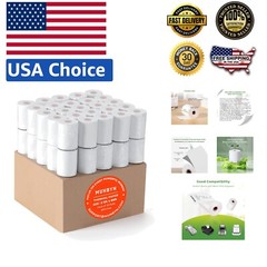Smooth Finish 50 Rolls of 2 1/4″ x 85ft Thermal Paper for Convenient Printing