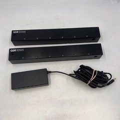 TWO 6-Pin NEXERGY BATTERY CHARGER AV140 FOR HEADSETS WITH ONE Power Supply QSR