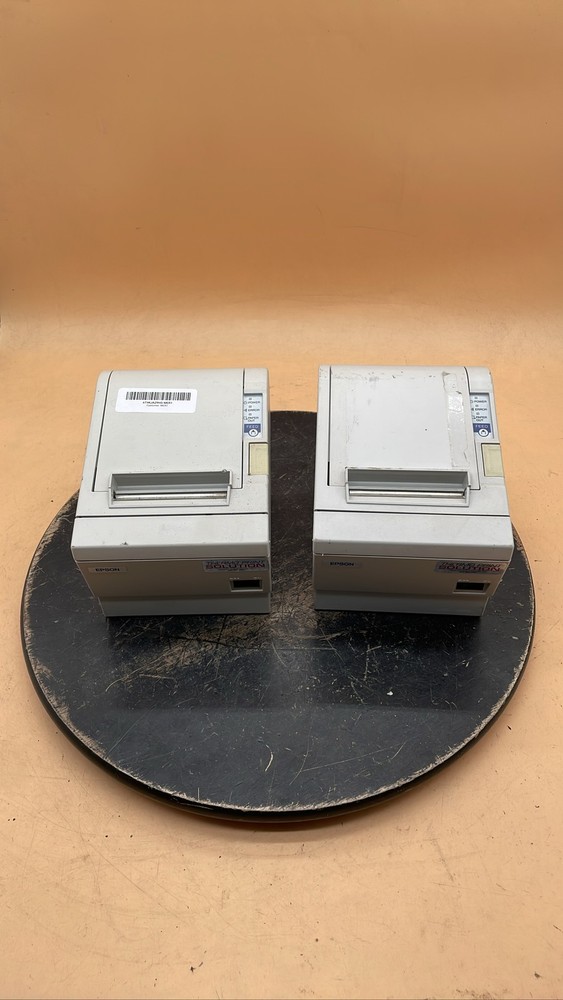 Epson TM-T88III Thermal POS Receipt Printer Commercial Retail System Lot of 2