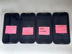 Lot of 4 Datalogic Memor 10 Scanner Mobile Computer-No Battery-FOR PARTS