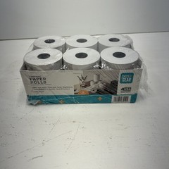 Pen+Gear 3-1/8″ x 190′ Thermal Receipt Paper Roll, 6 Count NEW In Torn Package