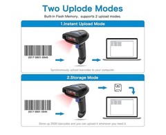 NETUM Bluetooth Barcode Scanner 2.4G Wireless & Bluetooth Function NT-1228BC