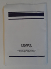 Hitachi iH-110 Series Currency Money Bill Counter User Guide Manual ONLY