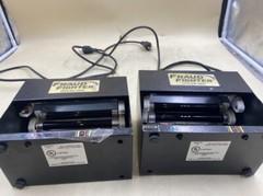 LOT OF 2 UVERITECH HD8X2-120A FRAUD FIGHTER UV-16 COUNTERFEIT MONEY DETECTION