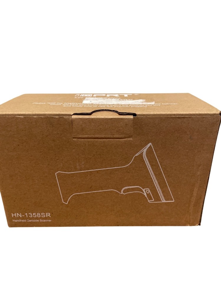 IDPRT HN-1358SR Handheld Barcode Scanner Bluetooth USB Type-C PC & ABS Black