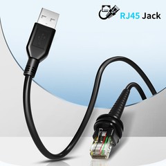 2* 3M USB to RJ45 Scanner Cable For honeywell cbl-500-300-s00 usb straight cable