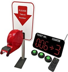 Number Calling System Take a Number System LED Queue Display Show Tickets Number