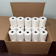 3-1/8″ THERMAL PAPER RECEIPT ROLLS IKEA WHITE 50 ROLLS POS CASH REGISTER TAPE