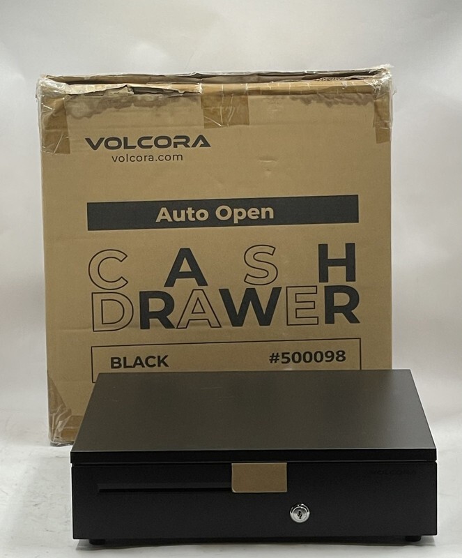 VOLCORA 500098 AUTO OPEN BLACK CASH DRAWER