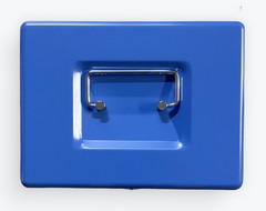 Acme Cash Box with Individual Lock – Solid Steel – 7″ x 5-7/8″ x 3-1/8″