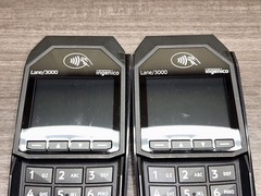 Lot Of 2 Ingenico Lane/3000 USB Credit Card Reader Machine Terminal Pin Pad D424