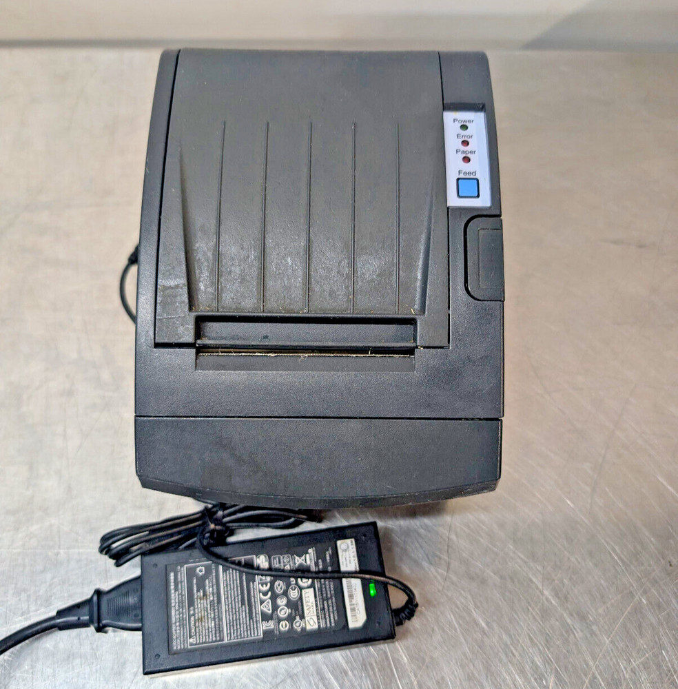 Bixolon SRP-350plusII Model PR10508 Thermal POS Receipt Printer w/ Power Adapter