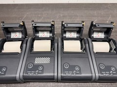 Lot Of 4 Epson M196B TM-P60 POS Mobile Receipt Printer Bluetooth – T99