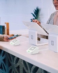 Second Generation Square Card Reader Dock Stand with Detachable USB-C Port