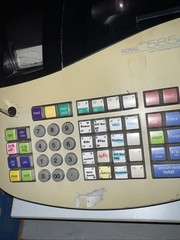 Royal Alpha 585cx Cash Register Management System w/ Keys READ AS IS UNTESTED 🍀