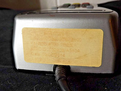 First Data FD-35 Credit Card Reader Powers Up Clean Unit