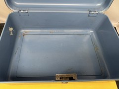 Union Steel Chest Corp Utilco Gray & Blue Steel Cash Box – No Key