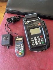 Verifone Credit Card Reader Quartet Pinpad 1000se Working Paymentech Terminal