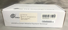 PAX A920 Pro Smart POS Payment Terminal A920Pro-0AW-RD5-32EA – Password Locked