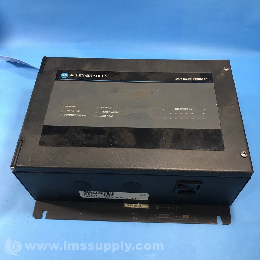 Allen Bradley 2755-DS1A-B1-R1 Bar Code Decoder USIP