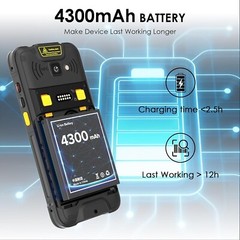 Android 13 PDA | Zebra Scanner | Rugged | Wi-Fi 6 | 4G | Boost Warehouse Efficie