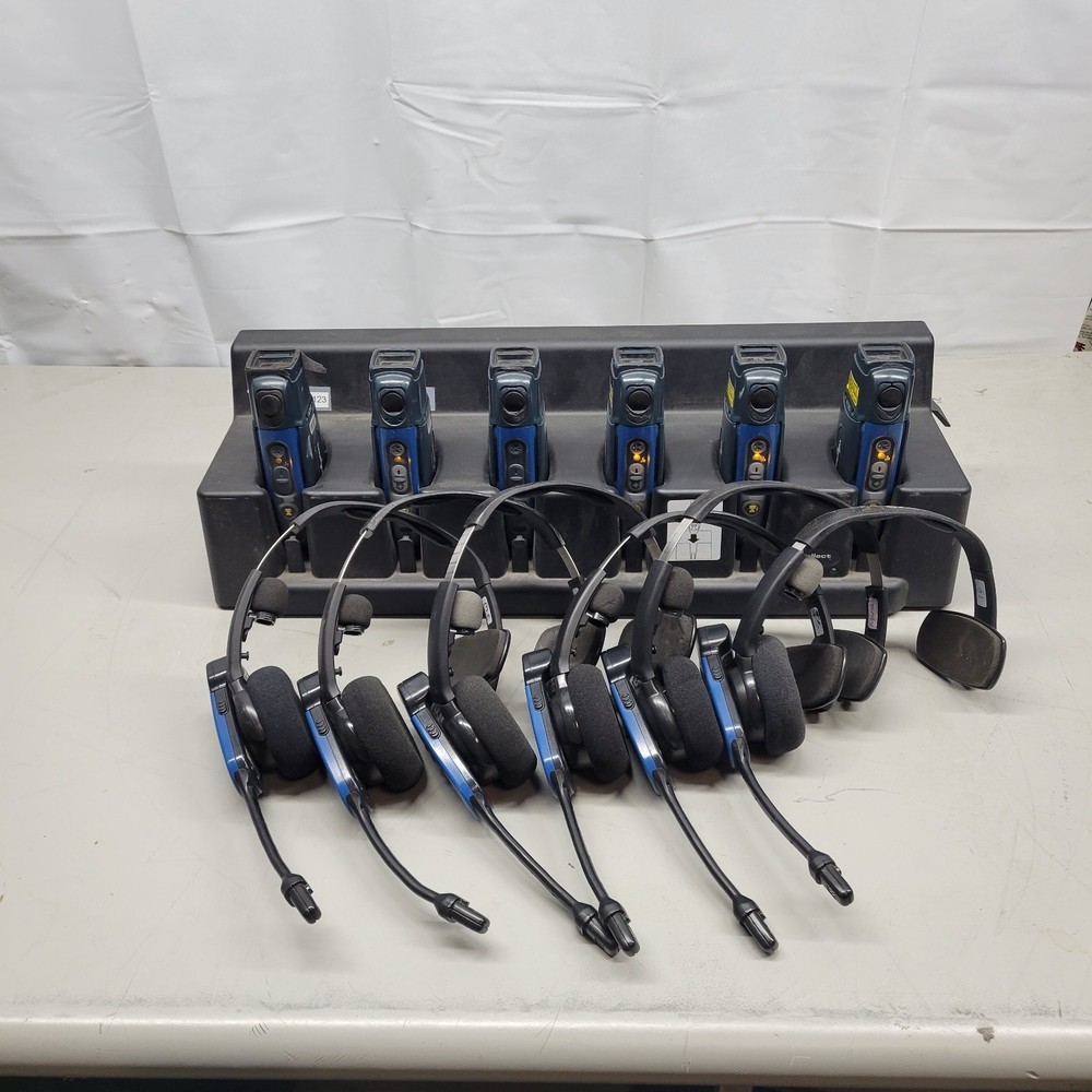 Lot of 6 – Vocollect A730 Honeywell Talkman TT-930 /w Battery, SRX2 Headset