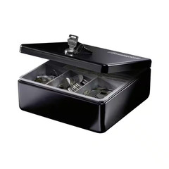 SentrySafe Money Safe Cash Box Steel 0.07 cu ft Lock Removable Tray Security