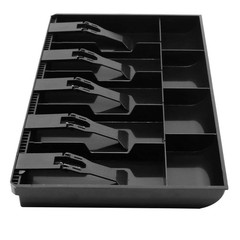 Cash Register Drawer Insert Tray with 5 Bill/4 Coin Compartments Money