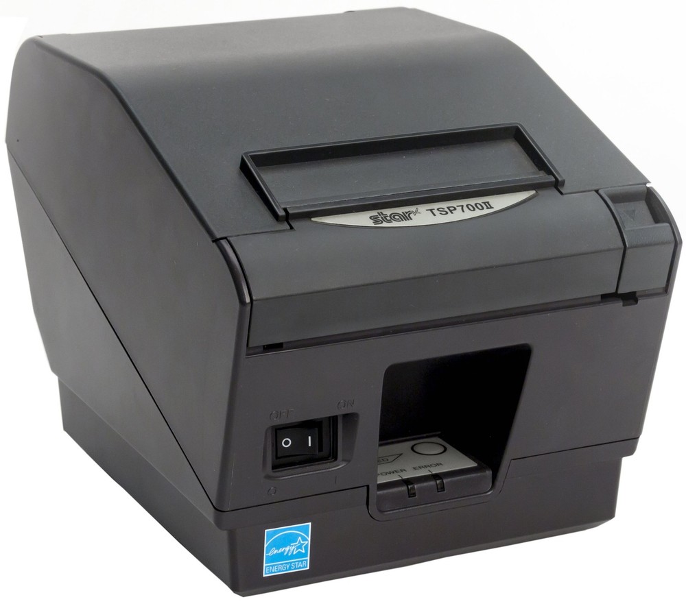NEW Star Micronics TSP743IIU USB Thermal Receipt Printer with Auto cutter Gray