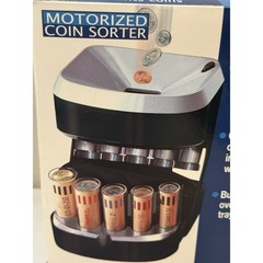 Magnif Motorized Electric Coin Sorter Automatic Sort Battery Powered