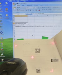 Motorola Symbol Barcode Scanner DS6707 SR USB Black 1D/2D Cross Target DS6708