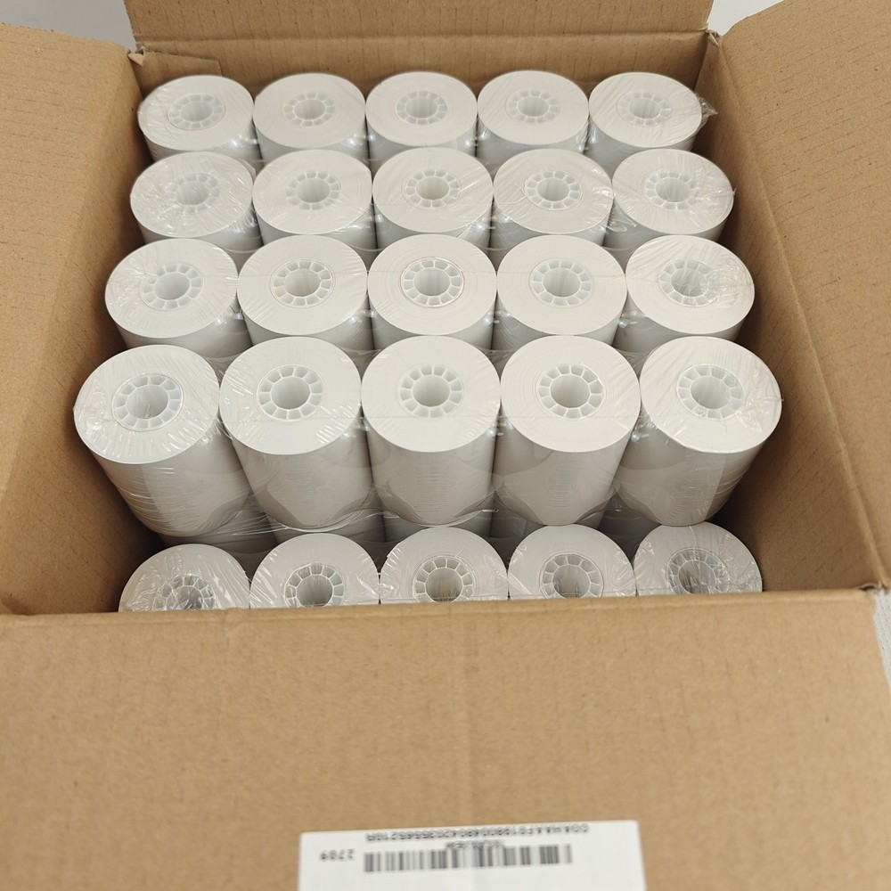 45 Rolls 2 1/4″ x 85′ First Data FD130 FD50 FD55 FD100Ti Thermal Paper