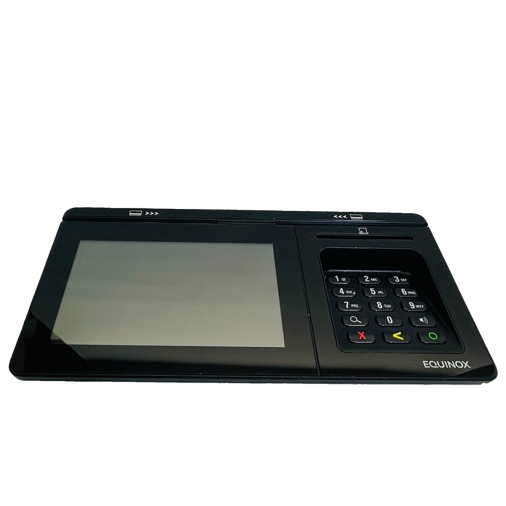 Equinox Luxe 8500i Transaction Terminal Touch Screen 010390-002E ZDF