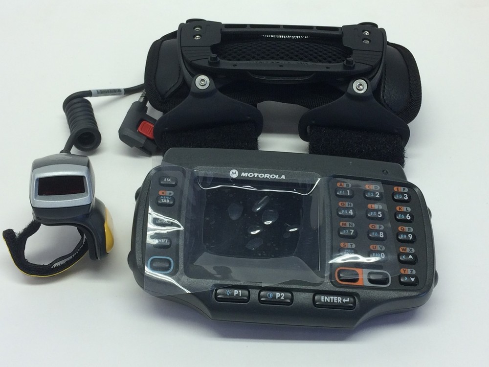 LOT of FIVE SETS Motorola WT4090-N20SGER, RS409-SR2000ZZR w/ NON-OEM Wrist mount