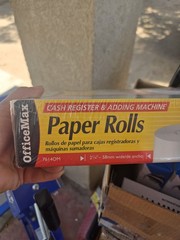 OfficeMax 12 Paper Rolls Cash Register Adding Machines 2.25″ x 130″
