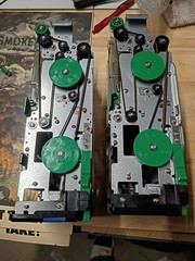 3 Fujitsu recycling Stacker Module Dual Drum kd04014 d001